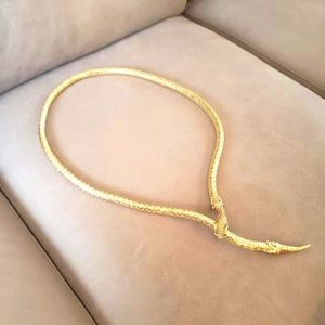 Vintage gold snake belt (or necklace) circa 1960s